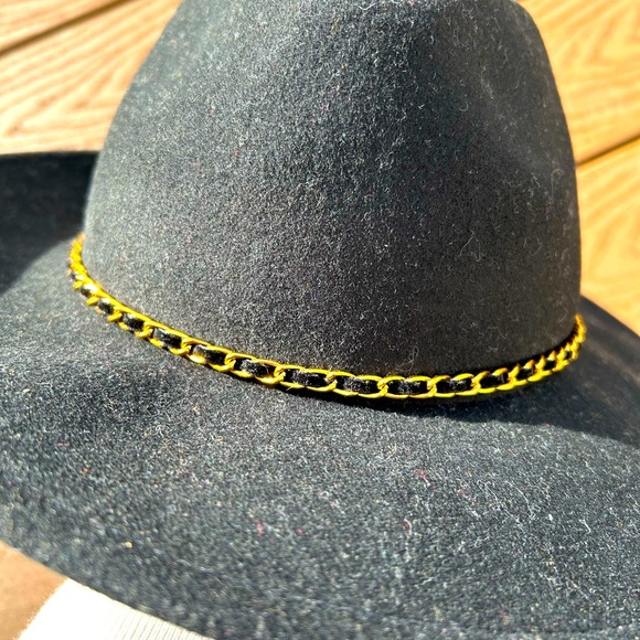 J. Crew black wool fedora hat - Picture 4 of 4